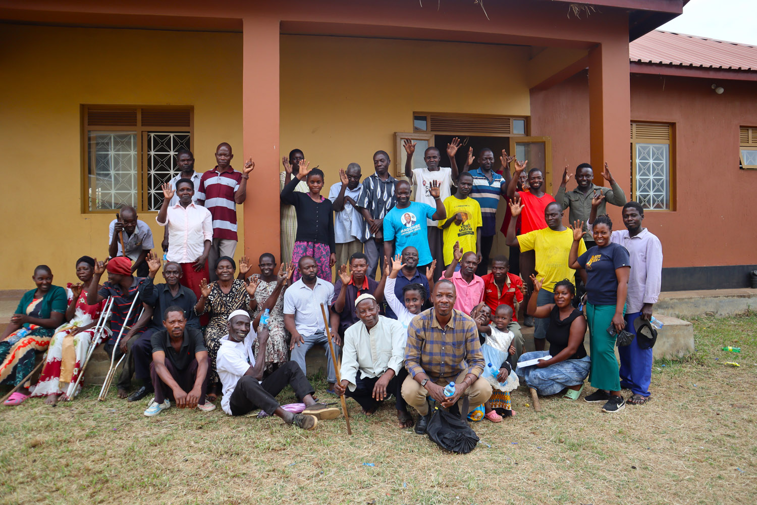 Coffee farmers in the field