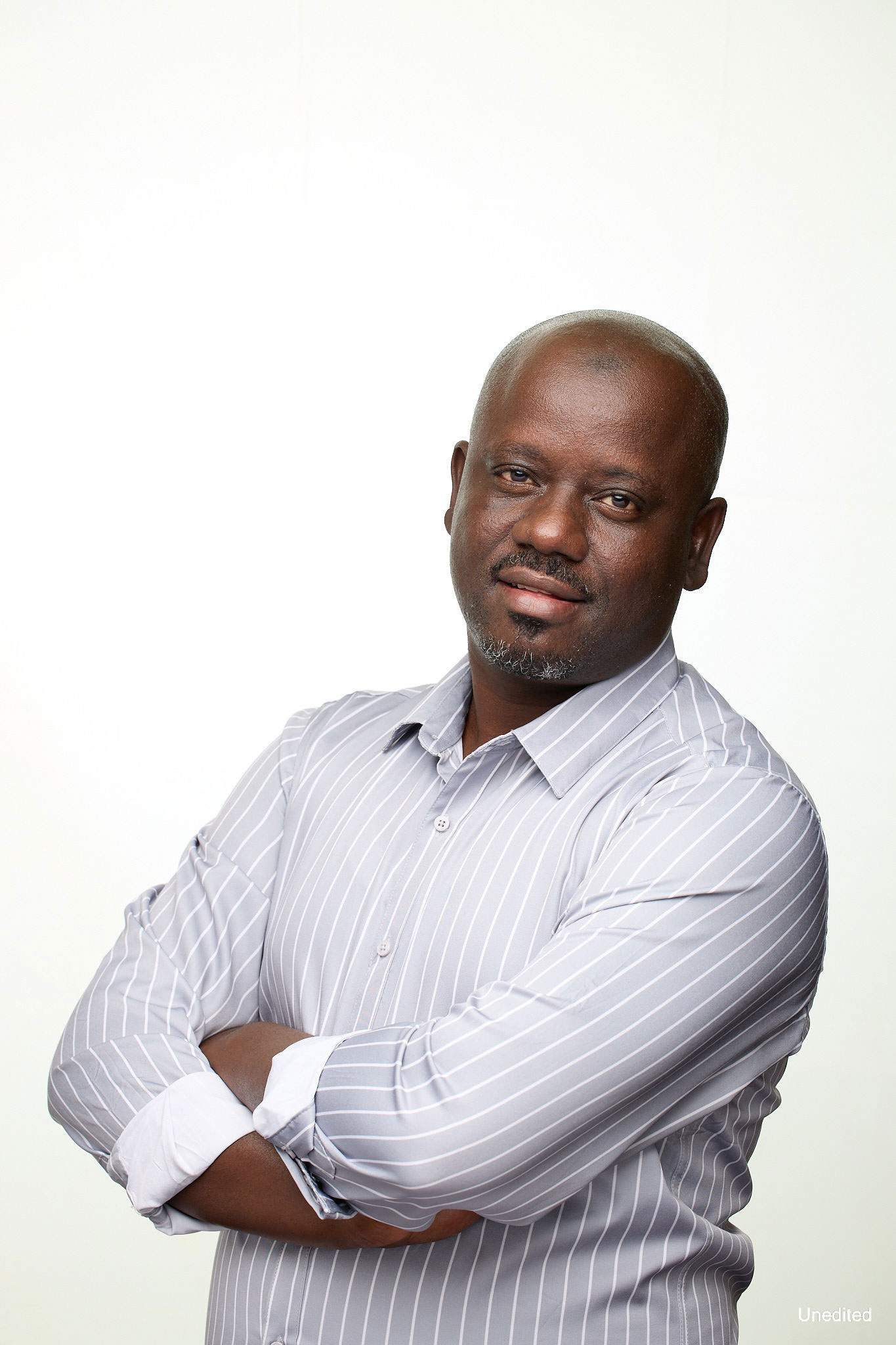 Nasser Ssenyondo, Managing Director and Founder of Silent Café, professional headshot