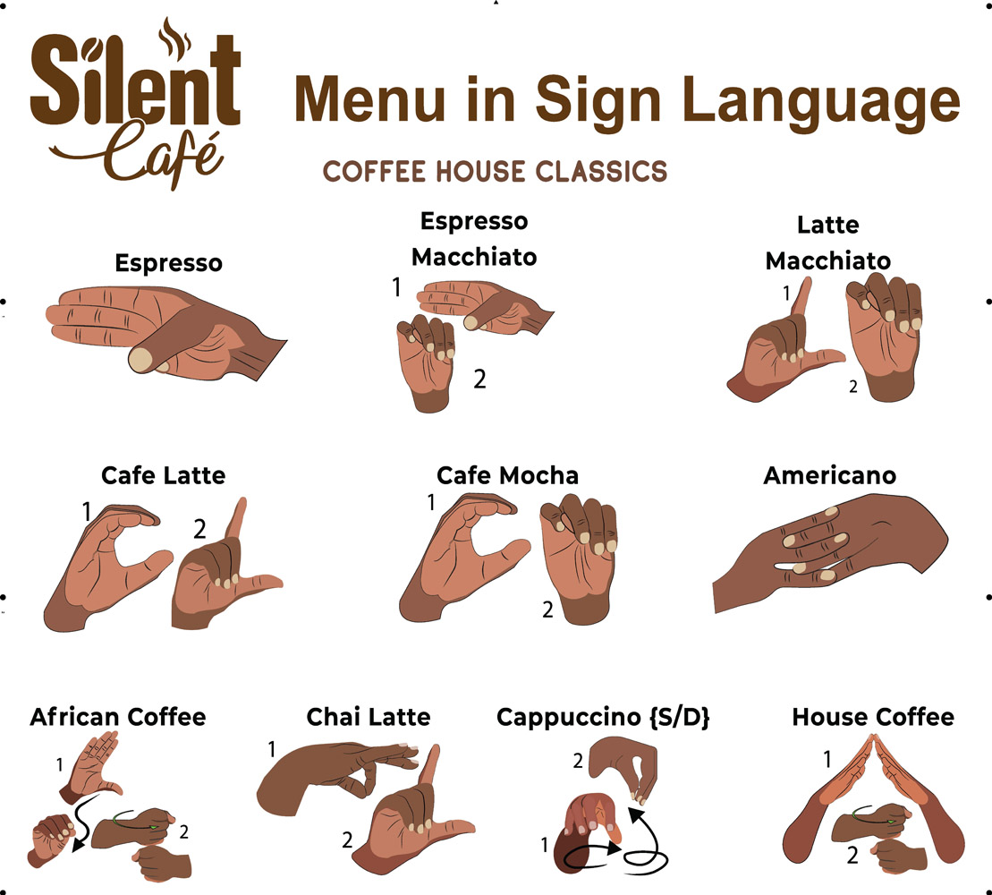 Ugandan Sign Language General Signs Chart 1
